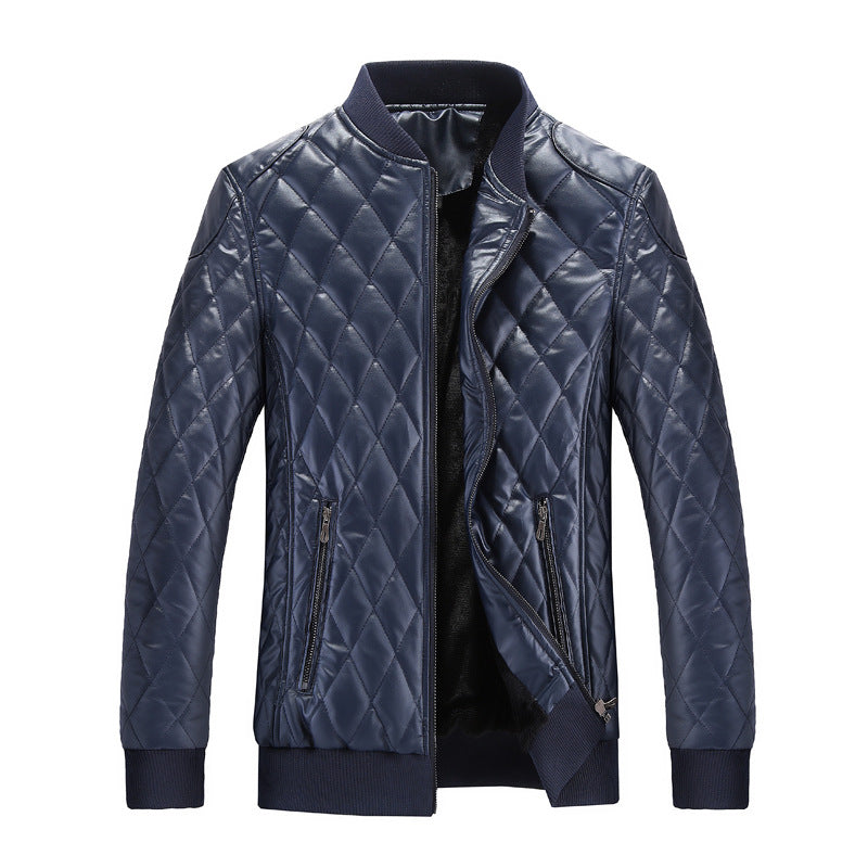 Herren Steppjacke Warm Elegant Übergröße