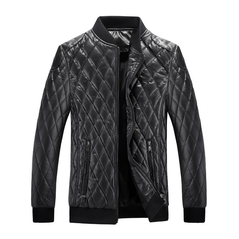 Herren Steppjacke Warm Elegant Übergröße