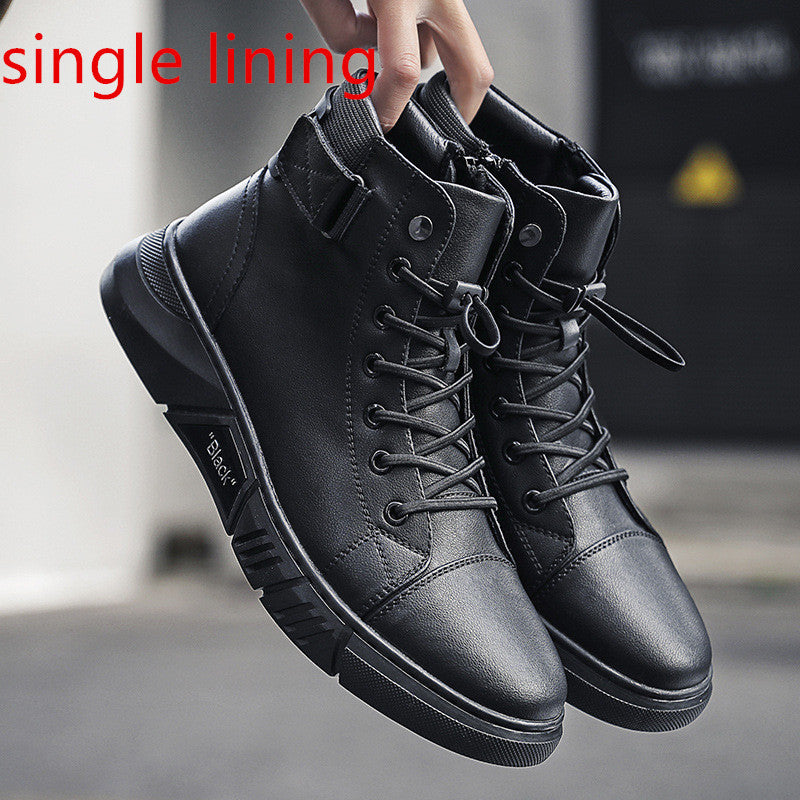Lederstiefel Herren Handgefertigt Outdoor Stiefel Elegant