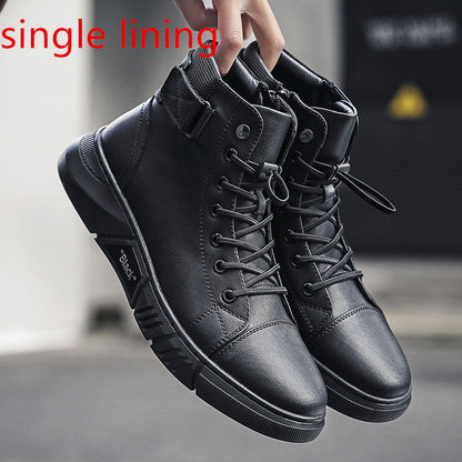 Lederstiefel Herren Handgefertigt Outdoor Stiefel Elegant