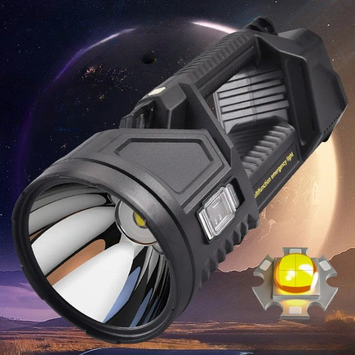 Solar Taschenlampe Hochleistungs LED Multifunktions - BerlinGlamour