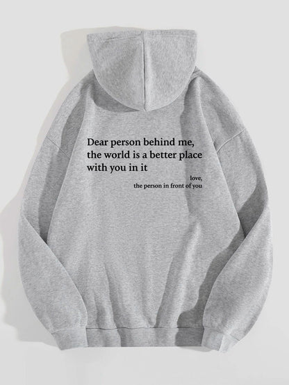 BerlinGlamour Hoodie: Du Bist Genug