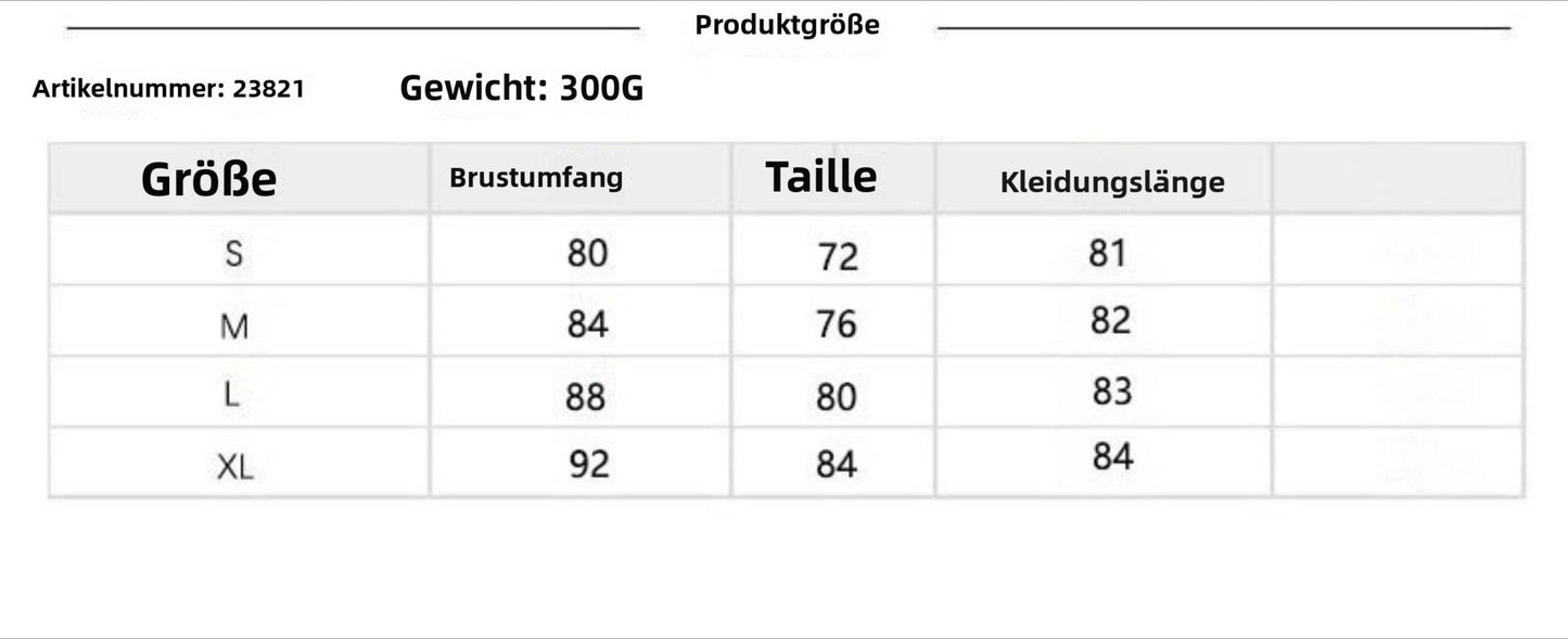 Lässiges Sommerkleid Frauen Mode