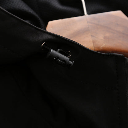 Herren Sportjacke Wasserdicht atmungsaktiv mit Kapuze