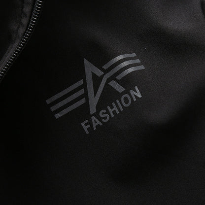 Herren Sportjacke Wasserdicht atmungsaktiv mit Kapuze