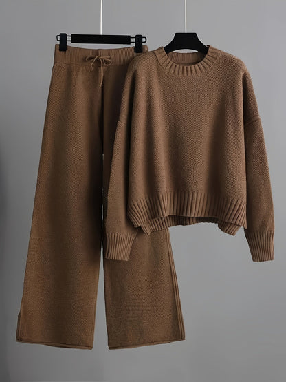Damen Winter-Zweiteiler Set Kuschelig Warm