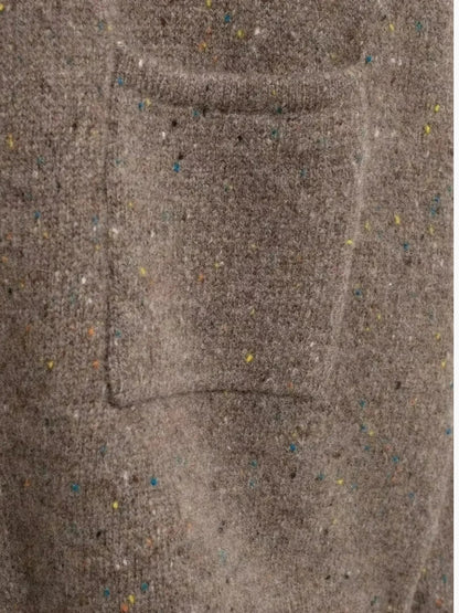 Strickjacke Damen Offener Vorderseite Hochkragen
