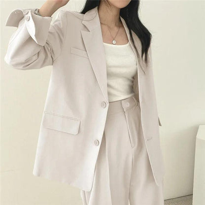 Damen Anzug Set Maßgeschneidert Langblazer Elegant