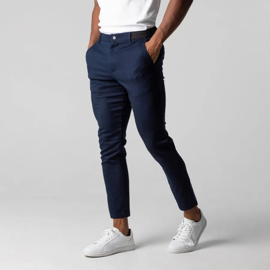 Herren Chino Hose Elegant Slim Fit Komfort