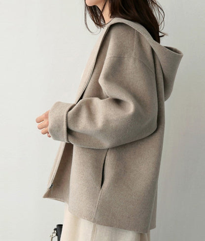 Damenjacke Modern Kapuze Stil Komfort
