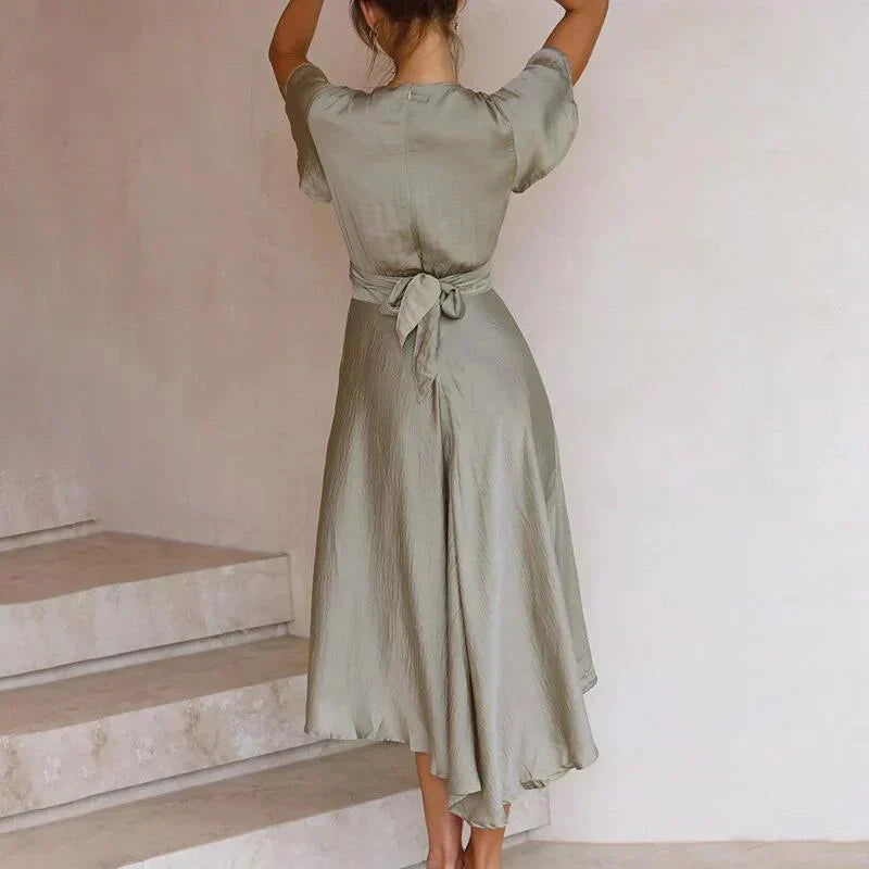 Lunessa | Vintage-Kleid Fließend Elegant Frauen