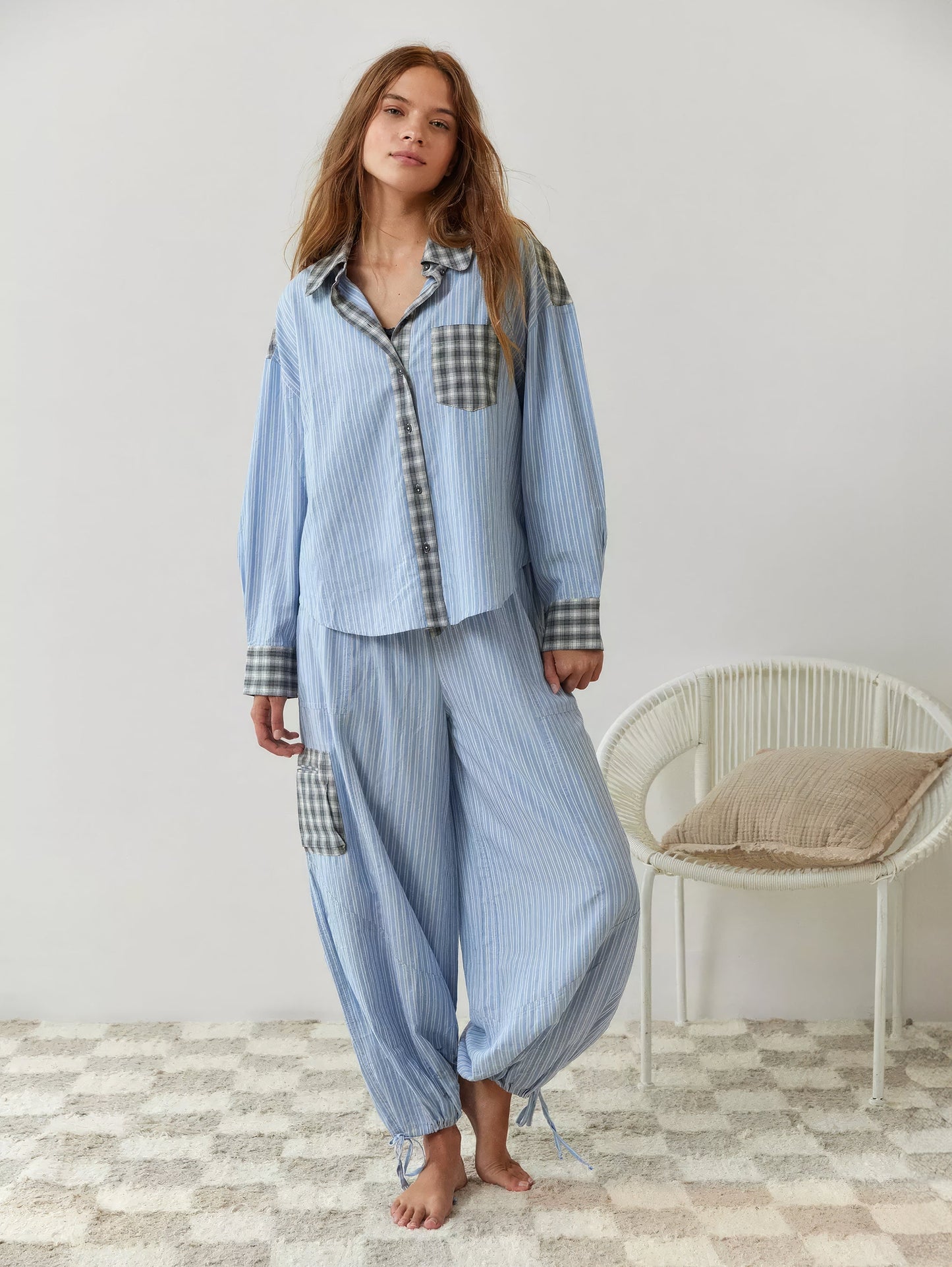 Weiches Damen Pyjama-Set Komfort Eleganz Nachtwear