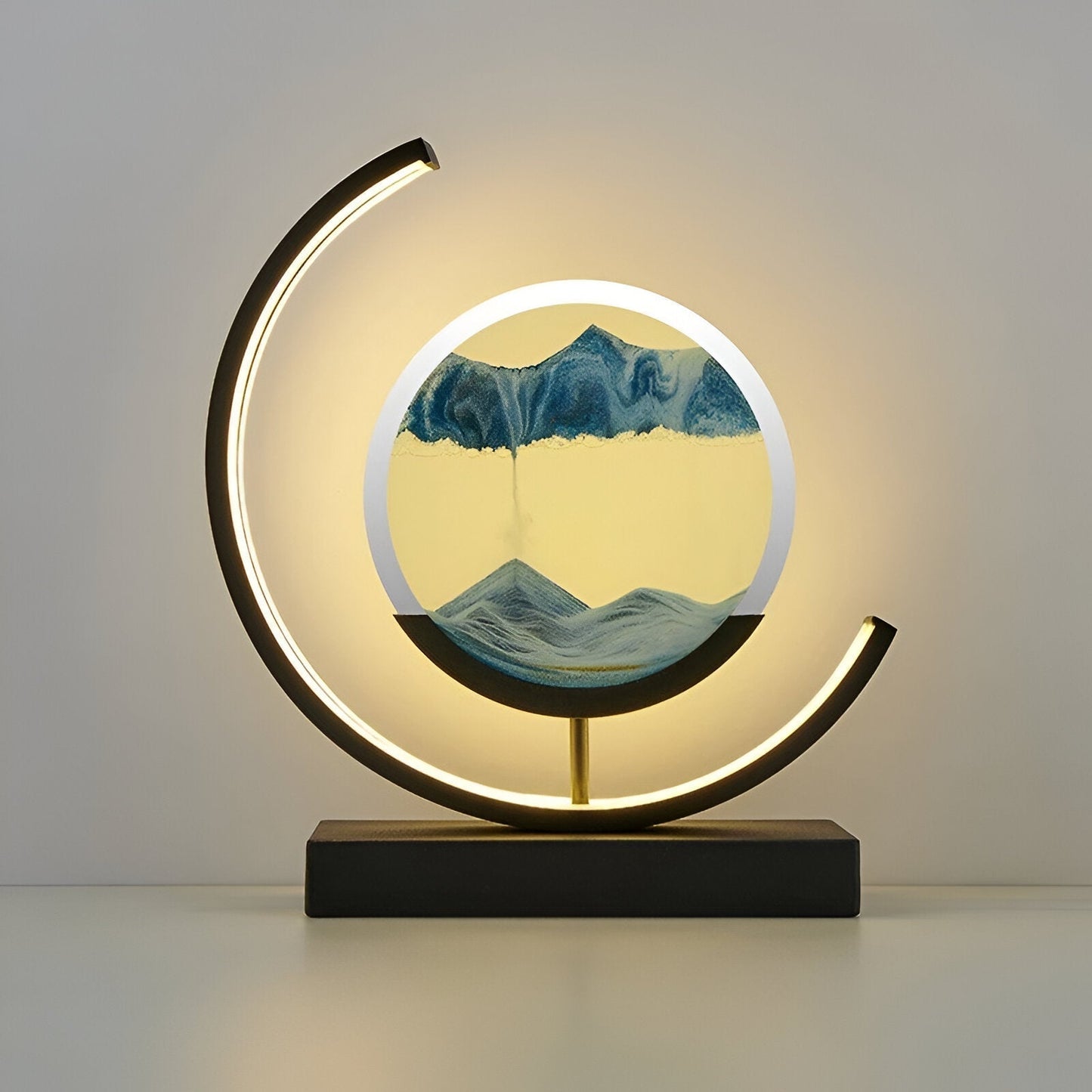 Moderne LED Sandlampe Dimmbar mit Touchsteuerung