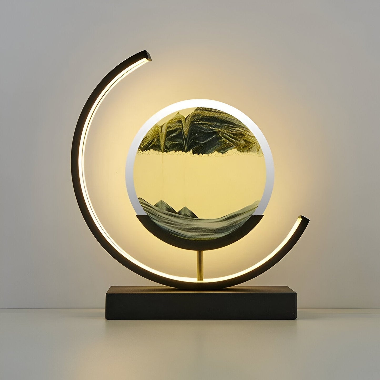 Moderne LED Sandlampe Dimmbar mit Touchsteuerung