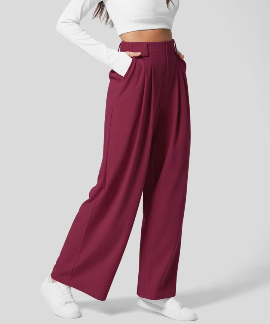 Maßgeschneiderte Hose mit Weiten Beinen Elegant