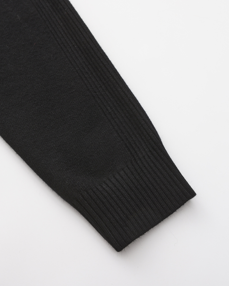 Herren Strickpullover Slim Fit Rollkragen Modern