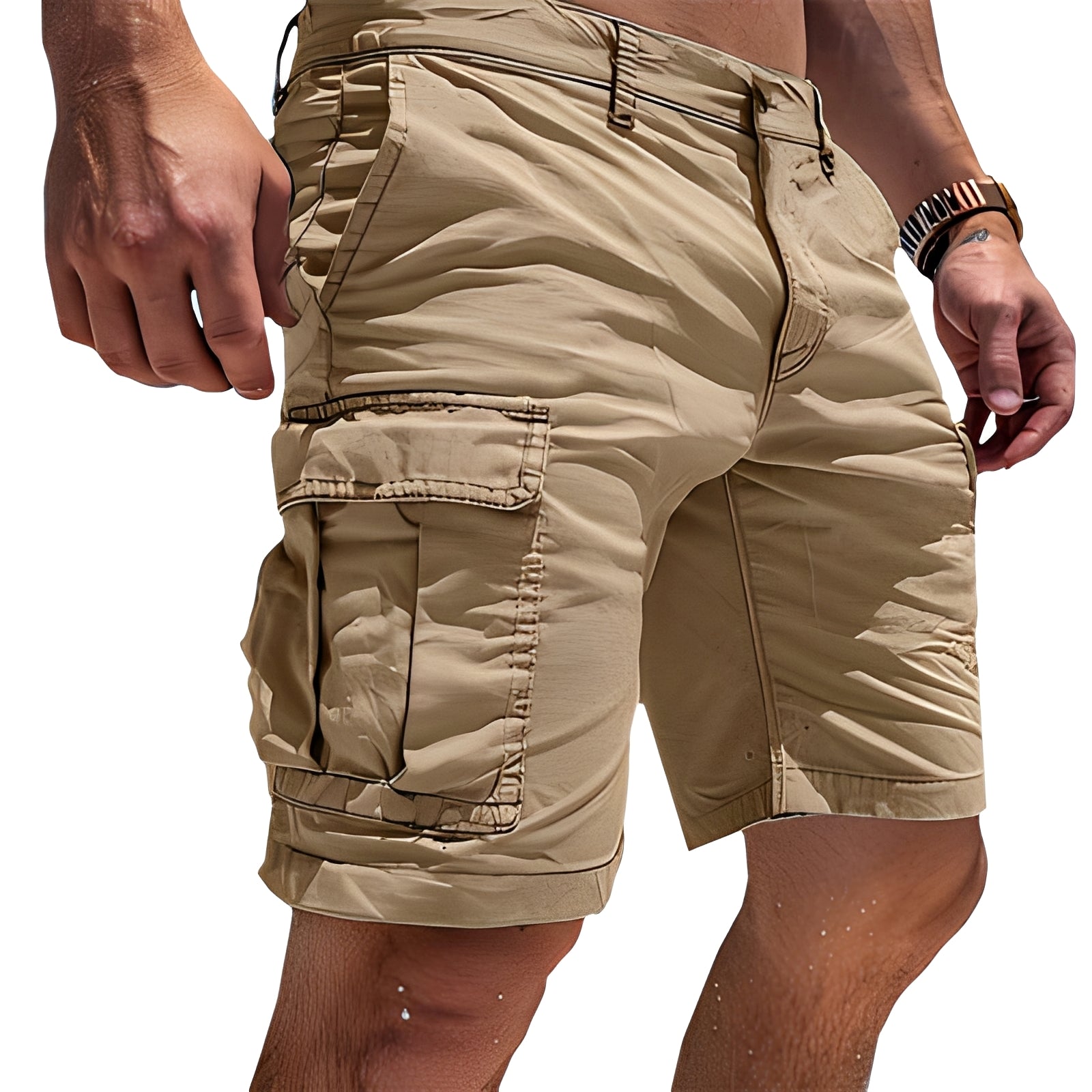 Kurze Cargo-Hose für Herren Bequem Freizeit - BerlinGlamour