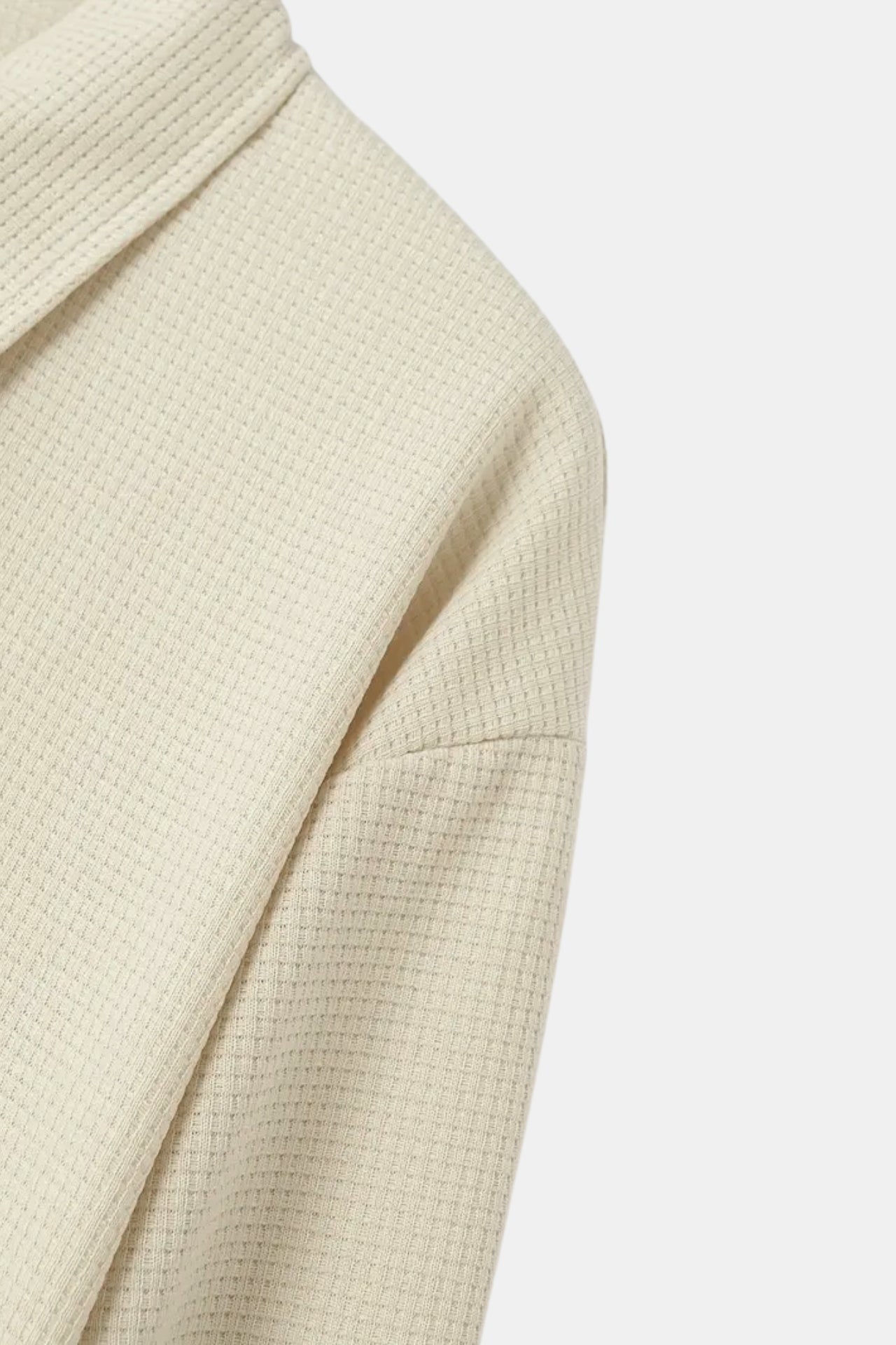 Herrenjacke Beige Modern Stilvoll Lederlook