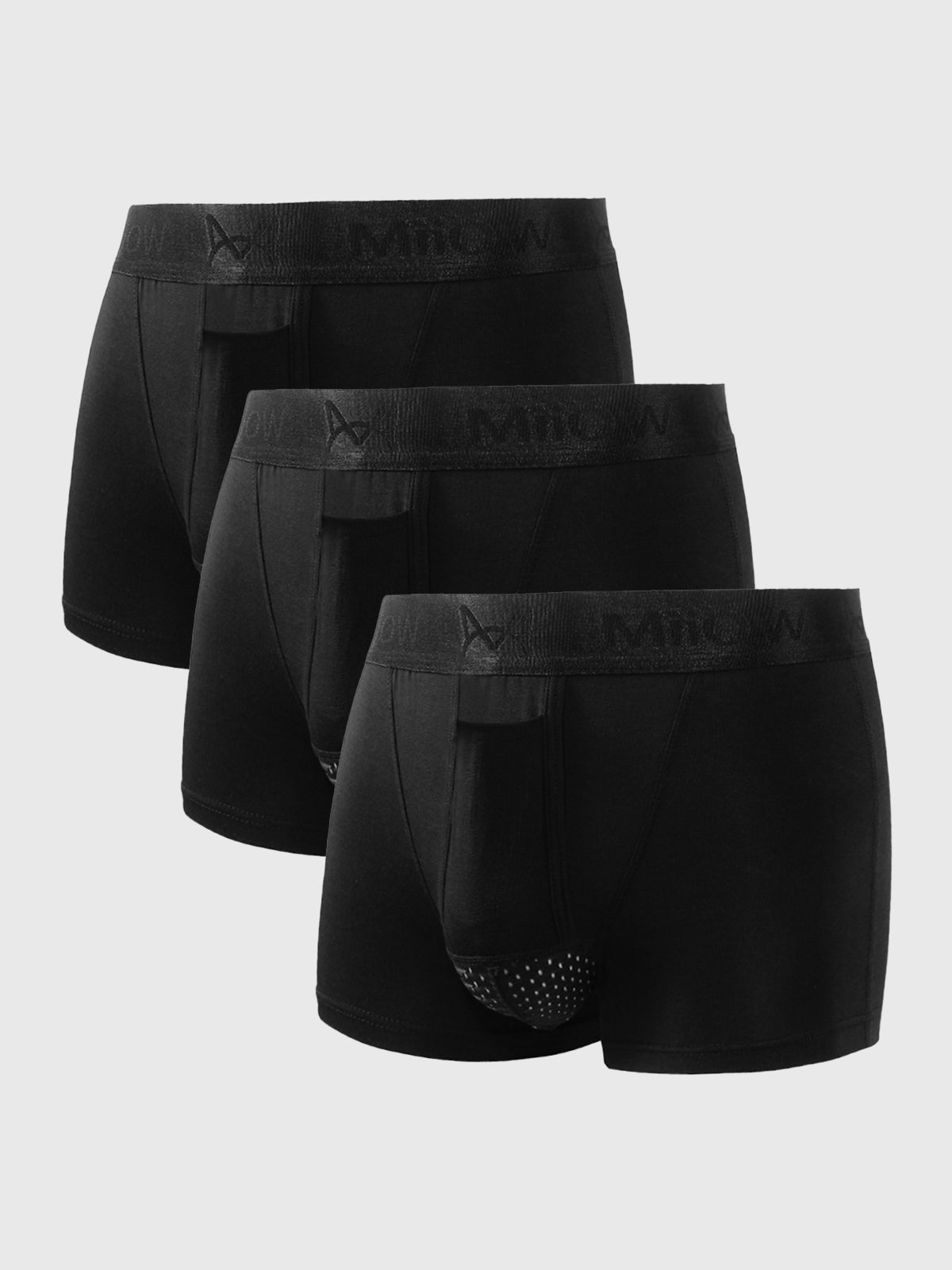 Herren Boxershorts 3er Pack Bequem Atmungsaktiv Weich