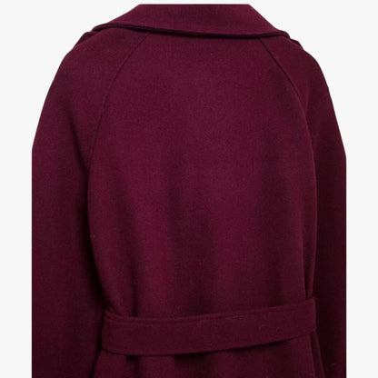 Trenchcoat Damen Bordeaux Rot Elegantes Design
