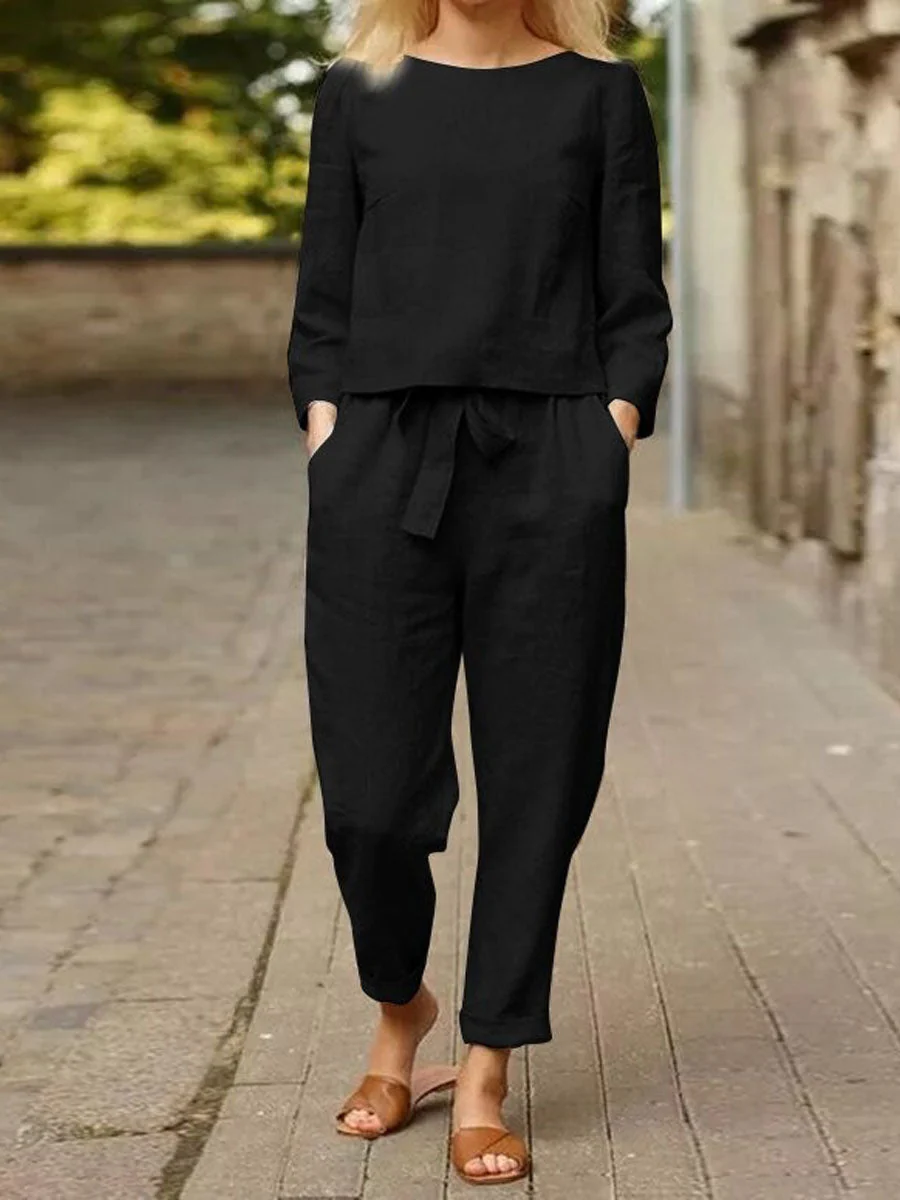 Damen Freizeit Set Stilvoll Modern Frauen