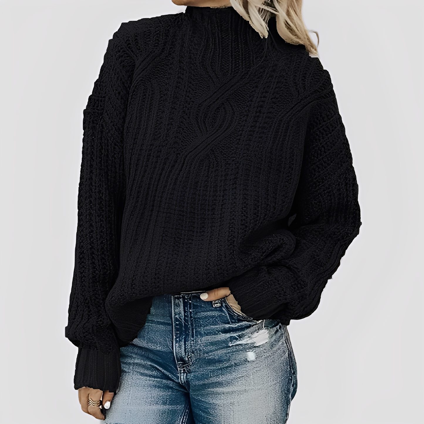 Damen Strickpullover Weich und Stilvoll