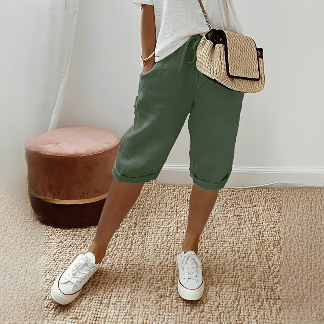 Sommerhose Damen Trendig Günstig 2er Pack