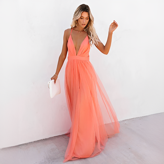 Elegantes Schulterfreies Damenkleid Abendkleid Modern - BerlinGlamour