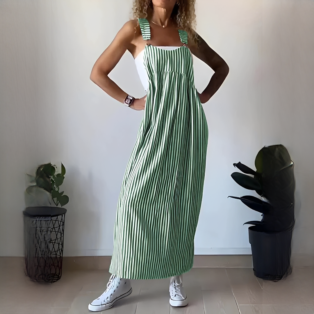 Elegantes Damen Sommerkleid Lang Kleid Modern