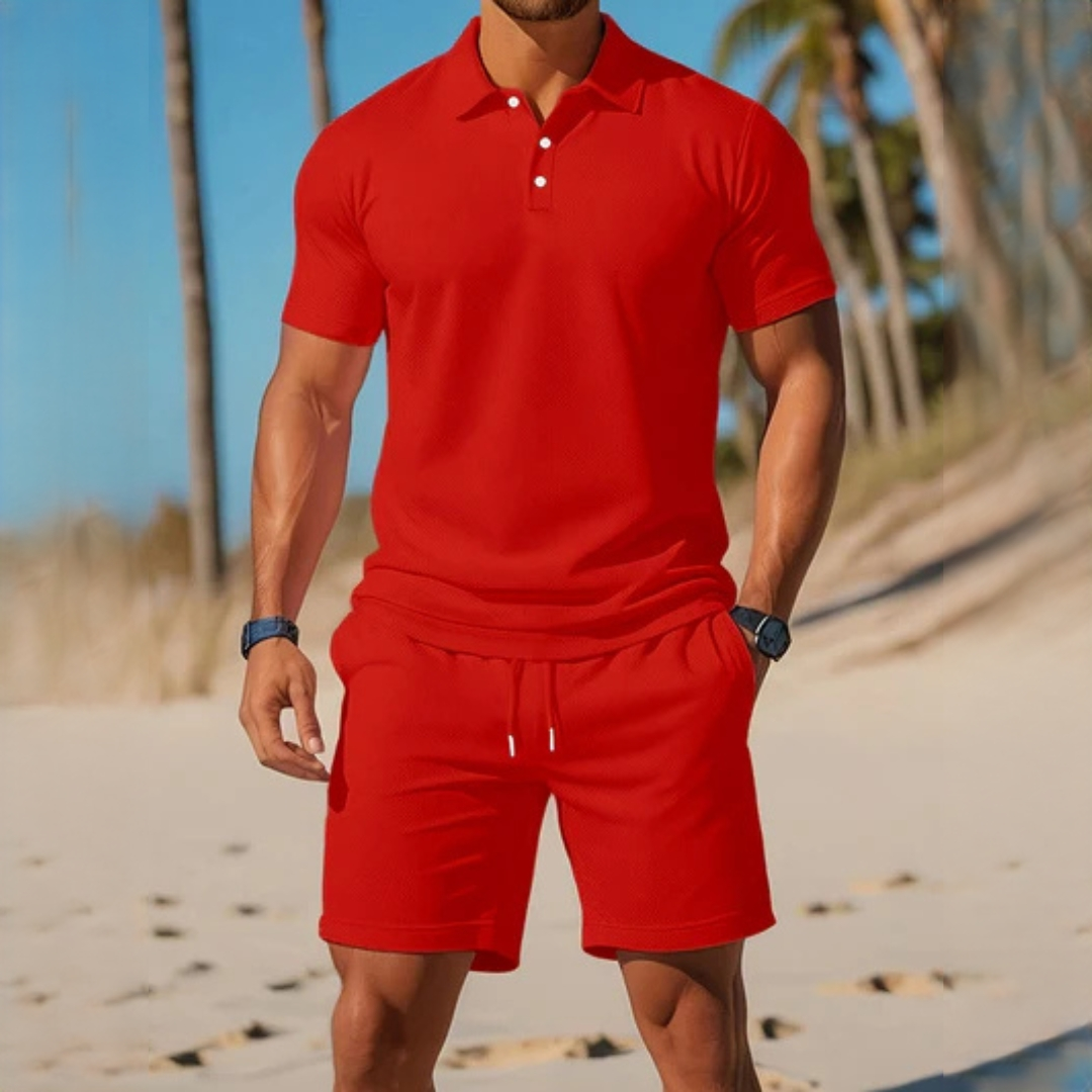 Männer Sommeroutfit Leicht Lässig Casual