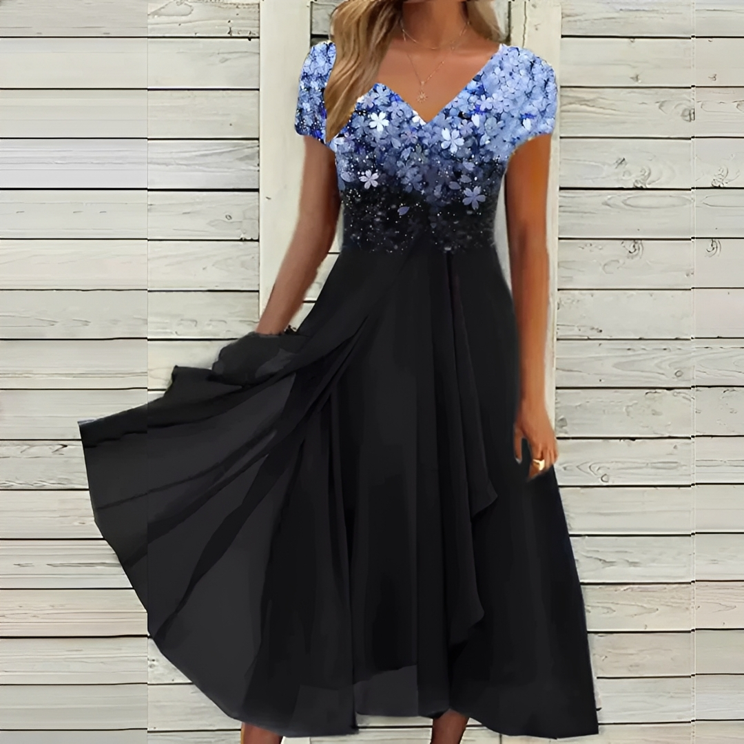 Sommerkleid Damen Schick Leicht Modern
