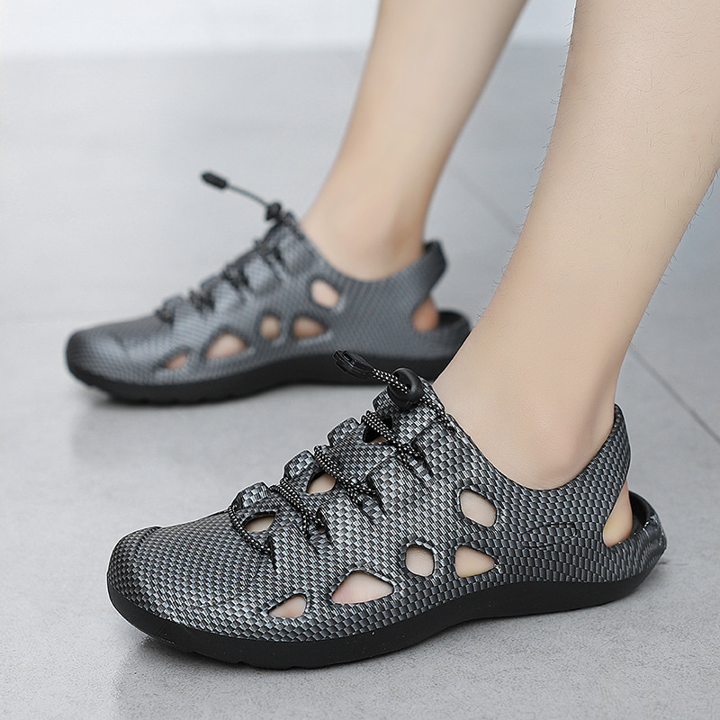 Sandalen Damen Sommer Schnellverschluss Modern