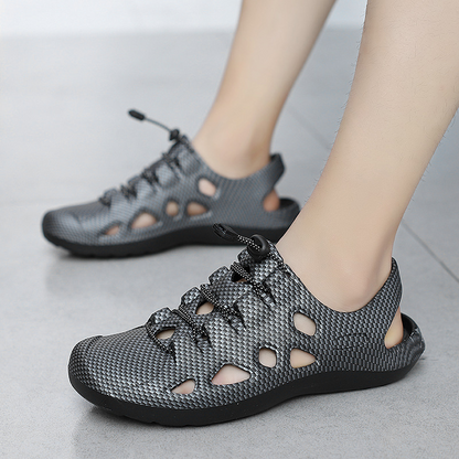 Sandalen Damen Sommer Schnellverschluss Modern