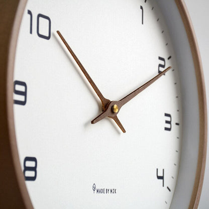 Nordische Wanduhr Massivholz Luxus Design