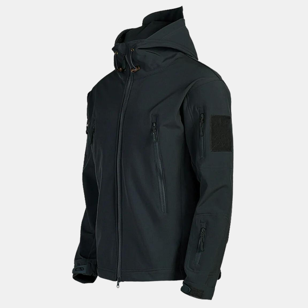 Wasserdichte Softshelljacke mit Kapuze Atmungsaktiv