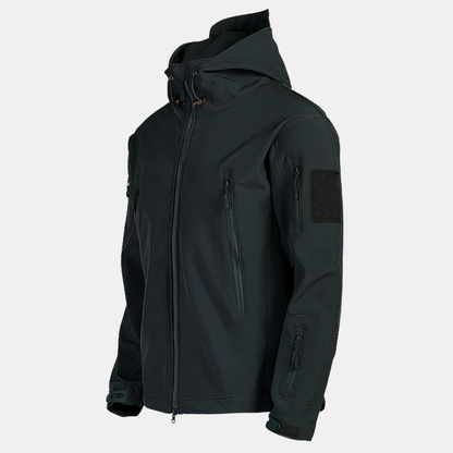 Wasserdichte Softshelljacke mit Kapuze Atmungsaktiv