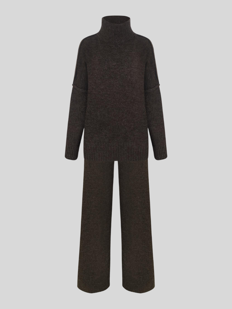 Damen Strickpullover Oversize Weich Bequem