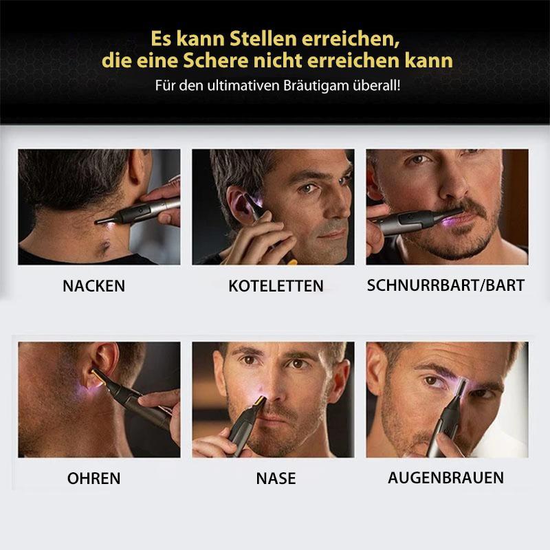 Präzisionstrimmer Edelstahl Titan Nase Ohren Konturen