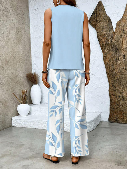 Kleid Set 2-teilig Sommer Trendy Frauen