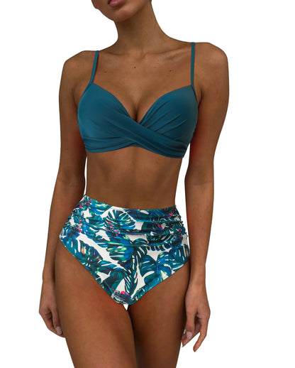 Bikini Gepolstert Elegant Damen Schwimmbekleidung