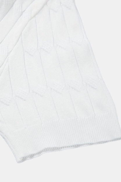 Klassisches Herren Polohemd Weiß Elegantes Design