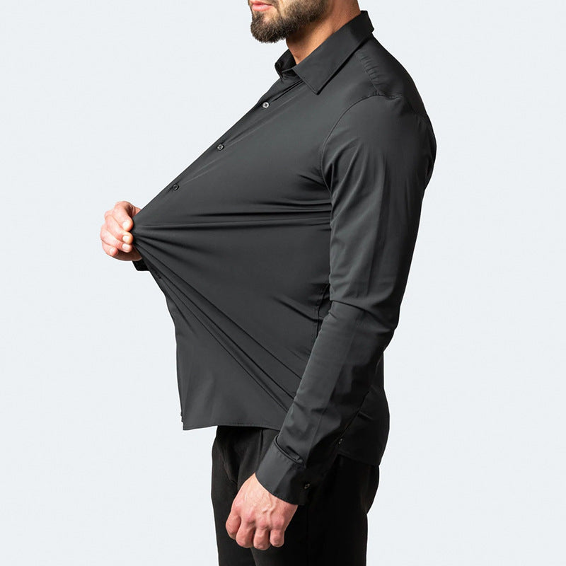 Herren Stretch Hemd Bequem Modern Komfortabel