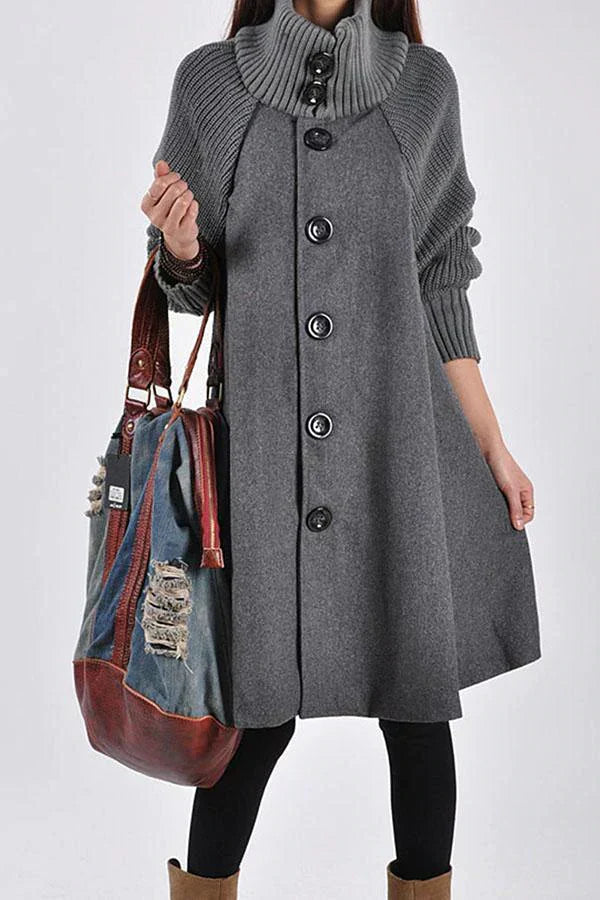 Stylische Damenjacke Avantgarde Kragen Modern