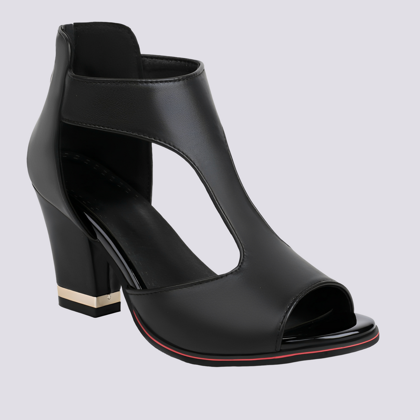 Damen Sandaletten Elegante Reißverschluss Schuhe