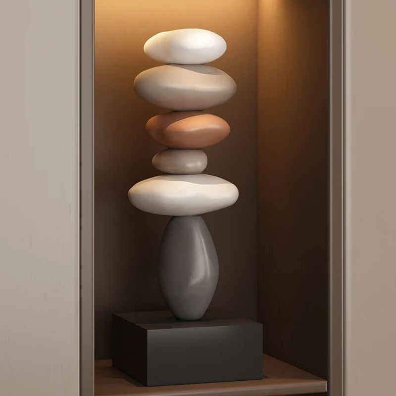 Beruhigende Deko Skulptur für Zen Atmosphäre - BerlinGlamour