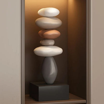 Beruhigende Deko Skulptur für Zen Atmosphäre - BerlinGlamour