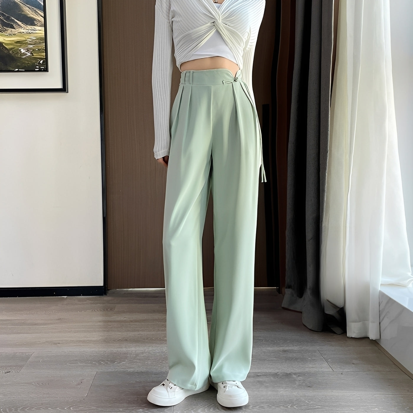 Damenhose Sommer Leichte Stilvolle Hosen