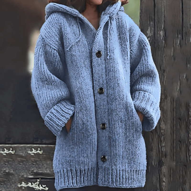 Damen Strickjacke Warm Soft Rosa