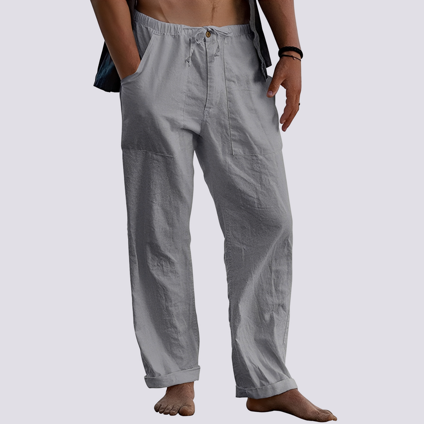 Bequeme Herrenhose Freizeit Hose Komfortabel