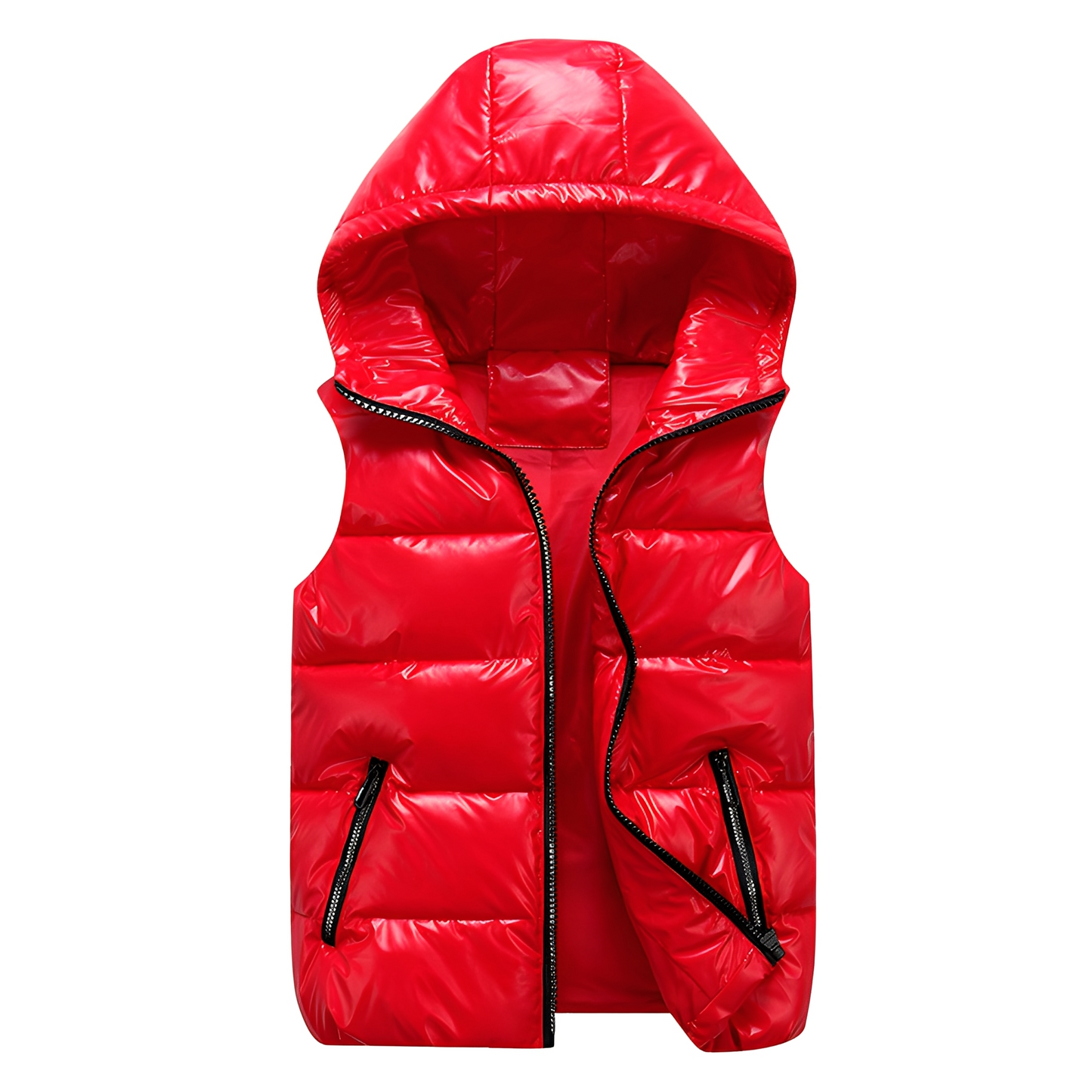 Damen Hoodie Warme Winterweste Modern